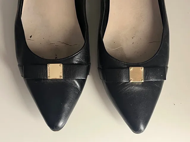 Cole Haan Grand.OS дамски равни обувки, естествена кожа, черни