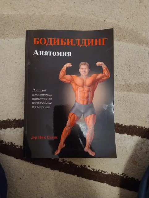Фитнес комплект: книга Бодибилдинг Анатомия, кутии, adidas Terrex, AB mat