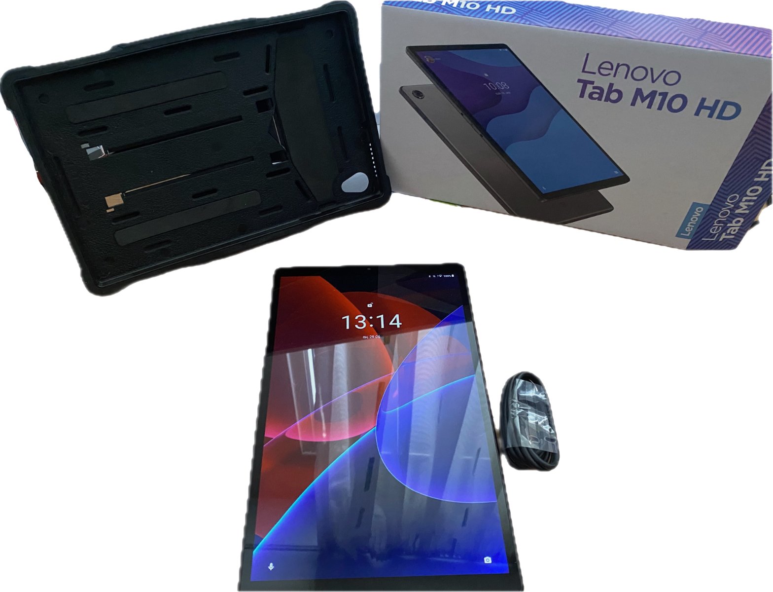 Lenovo Tab M10 HD 4GB+64GB WiFi Iron Grey, с кутия